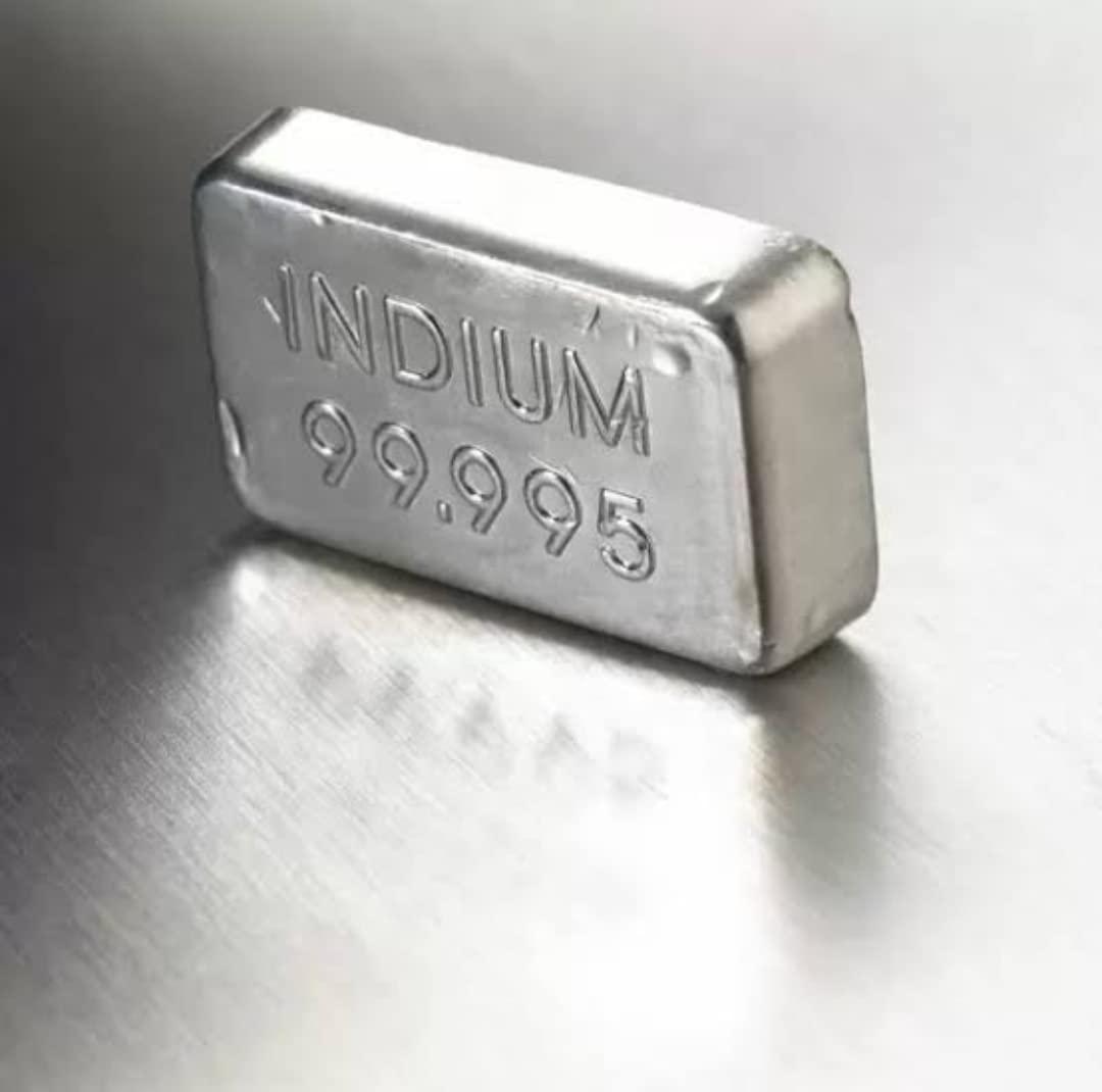 AVIATION METAL & ALLOYS Aviation Metal & Alloys 99% Pure Indium Metal Ingot, Softest Metal For Collectible, Research, Experimental Uses… (10 Grams)