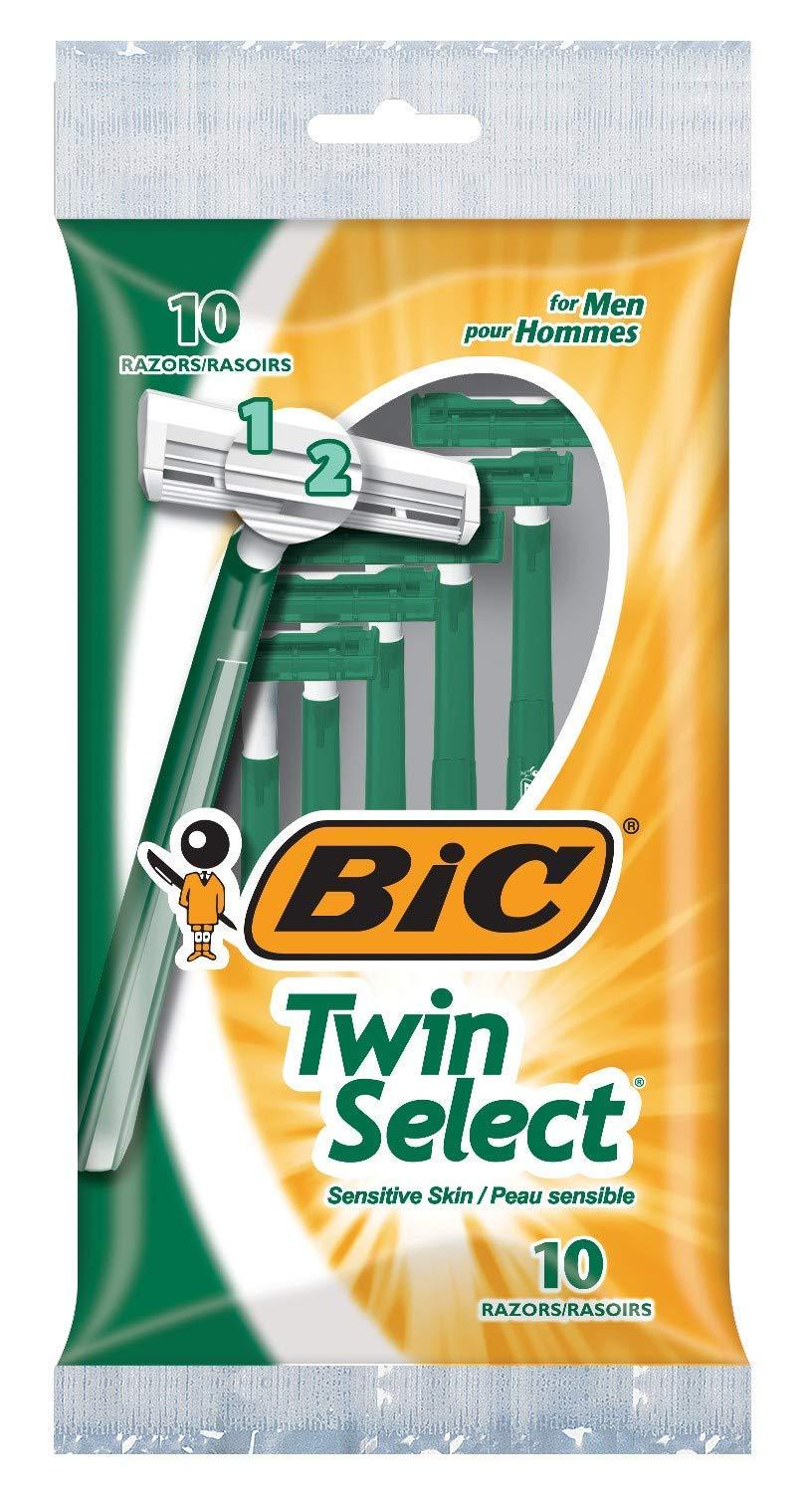 BIC Bic Shaver Mens Twin Select Sensitive 10 Count (Pack of 2)