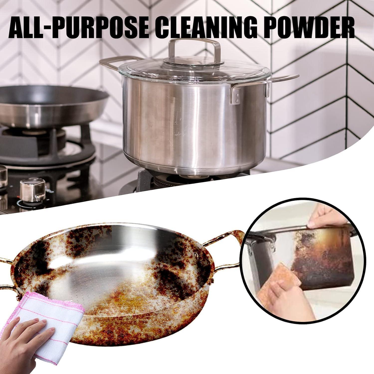 ALI SHIPPING All In One-Foam Rust Remover Kitchen All-Purpose Cleaning Powder | Multi-purpose Foam Cleaner Rust Remover | Soak to Clean Greasy Dirt | 2023 Kitchenware Cleaning Agent, Kitchen Cleaning Foam - (1 pc)
