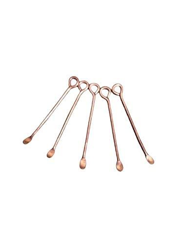 YA DEVAKI YA DEVAKI Copper Ear, Ear Wax Cleaner, Ear Wax Remover, Traditional Made Copper Ear Cleaner - Pack of 5