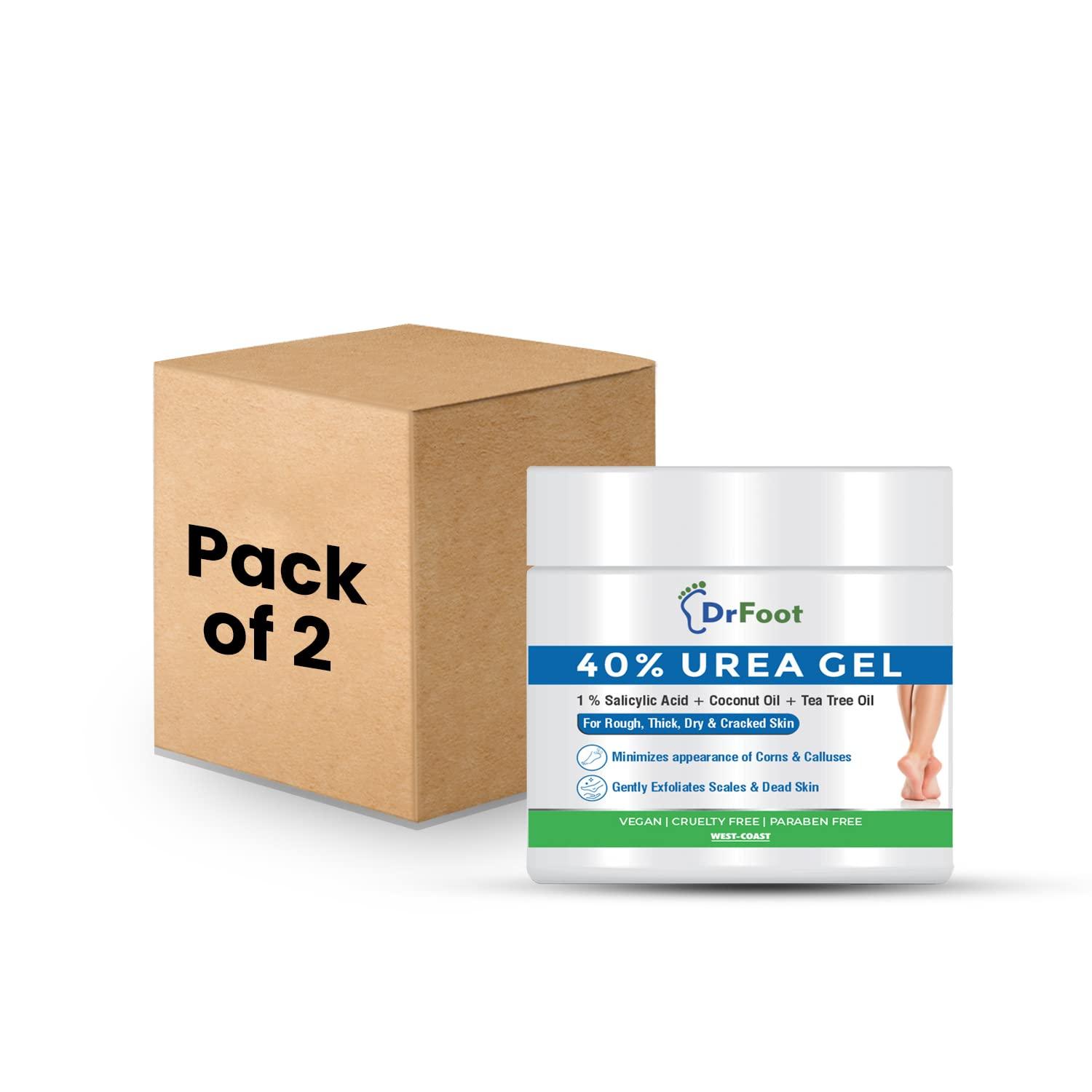 Dr Foot Dr Foot | 40% Urea Gel with 1% Salicylic Acid (Pack of 2)