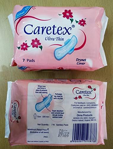Caretex Caretex Ultra Thin Sanitary Pads with Wings 320mm (16)
