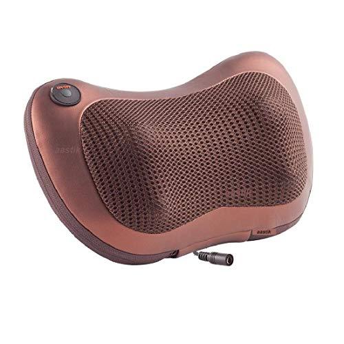 AASTIK AASTIK Pillow Massager Car Seat Electric For Body Pain Relief neck massager cushion seat stress pain relief relax massage Car or Electronic Massage Pillow Massager 8 Ball Neck Shoulder (Brown)