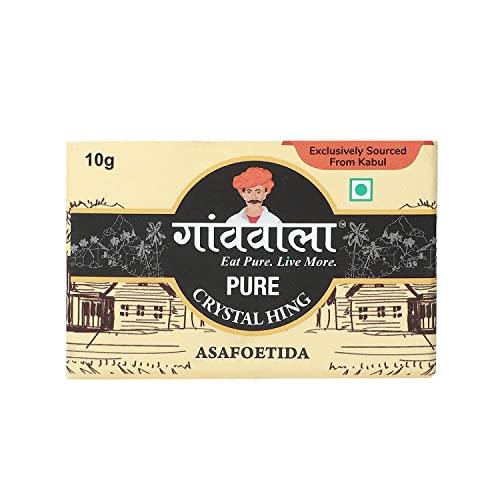 Gaonvala Gaonvala Pure Crystal Hing | Strong Asafoetida (10 Gram ) Each (Pack of 6)