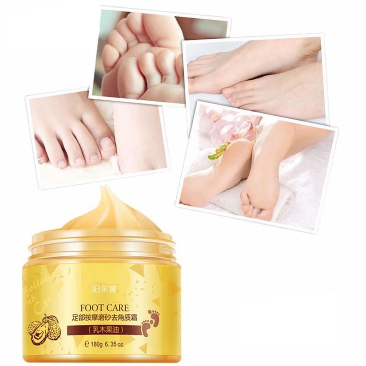 Generic Shea Butter Foot Care Massage Scrubexfoliating Cream Cleansing Elicate Feet Skin Oilimport From 180gm