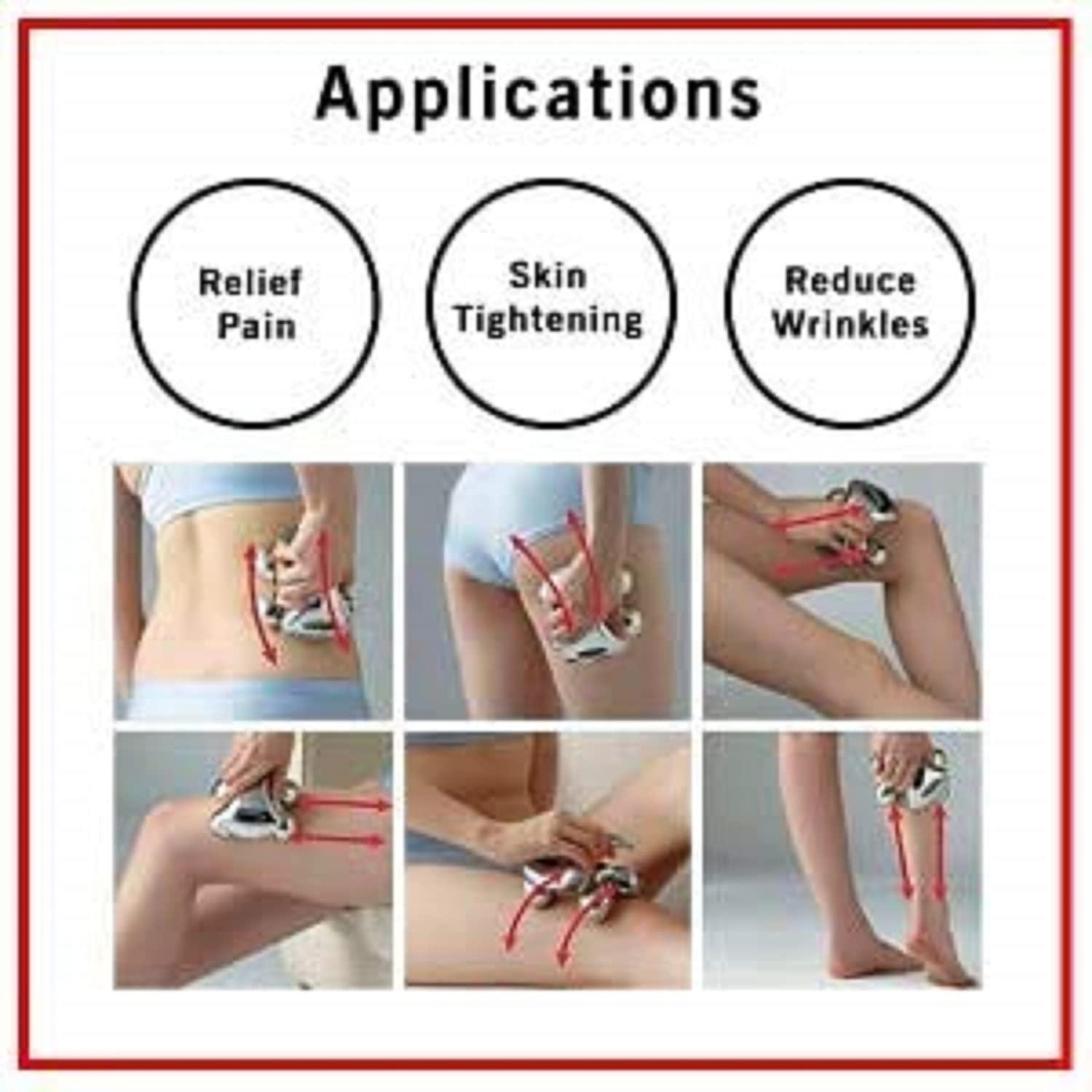 BLUE FERI BLUE FERI 4D Massage Roller Diamond Full Body Massage Roller Facial Anti-Wrinkle Smooth Skin