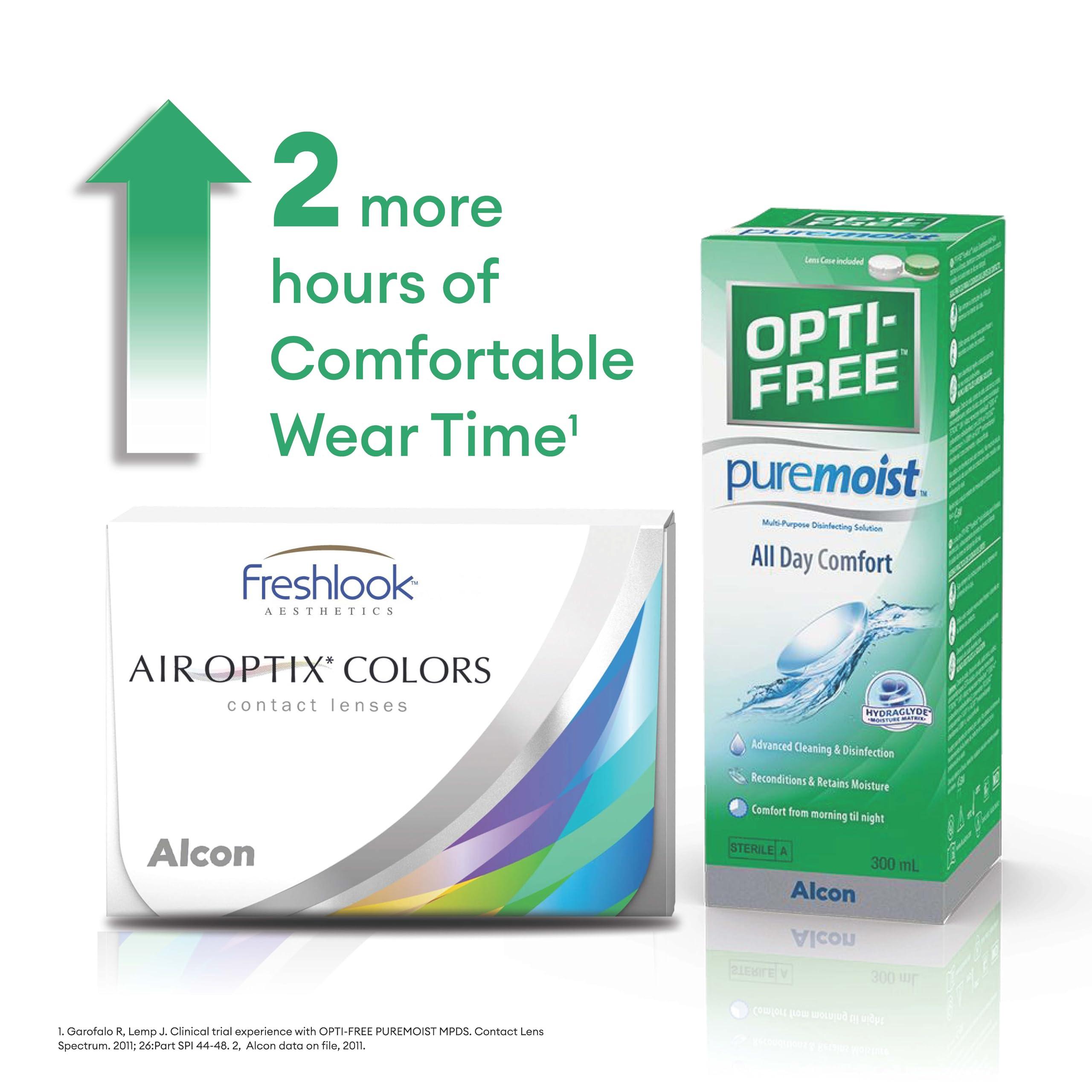 ALCON Alcon AirOptix Colors - Monthly Color Contact Lenses (-02.75, Green, Pack of 2)