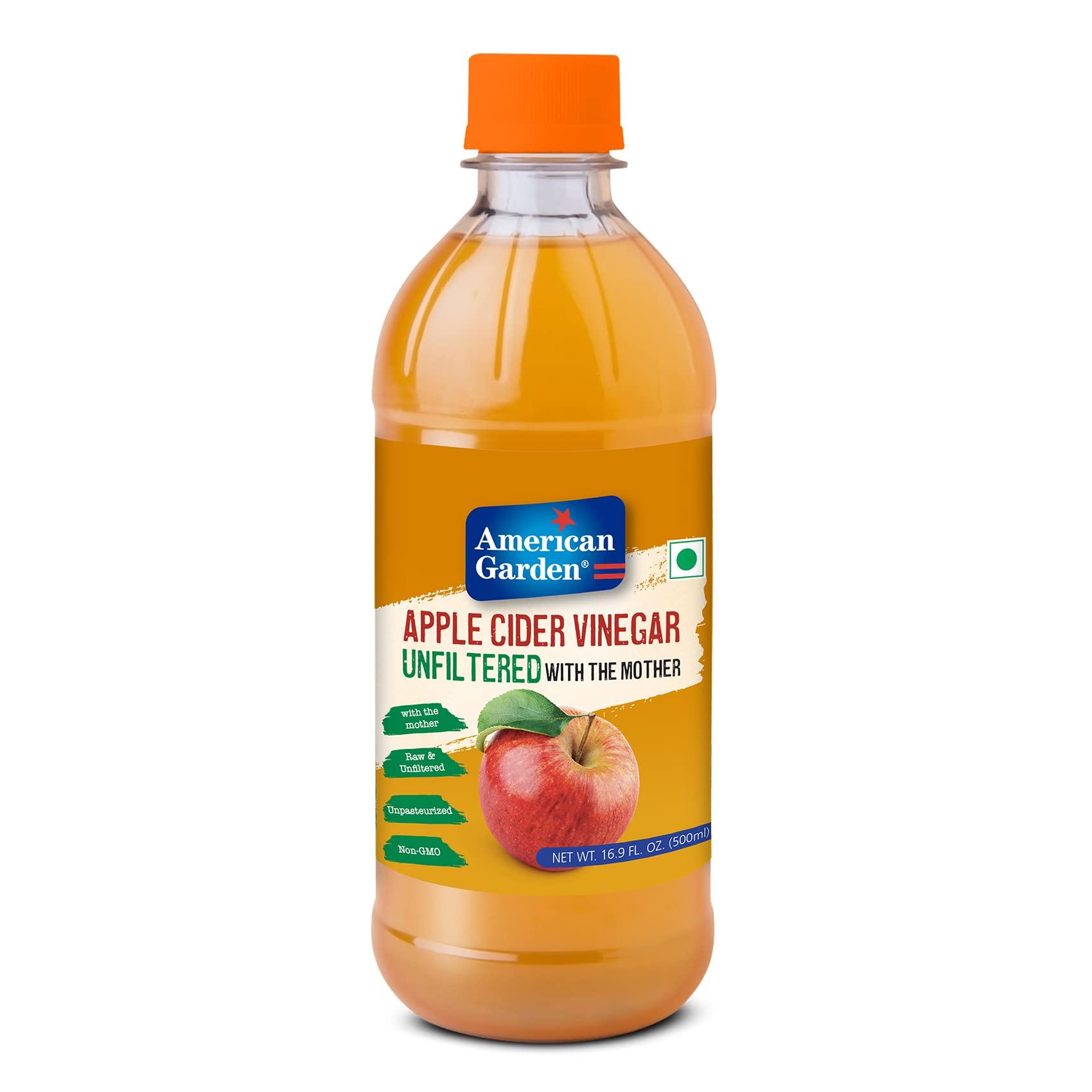 American Garden American Garden Apple Cider Vinegar Unfiltered with the Mother, 16.9 fl oz / 500 ml