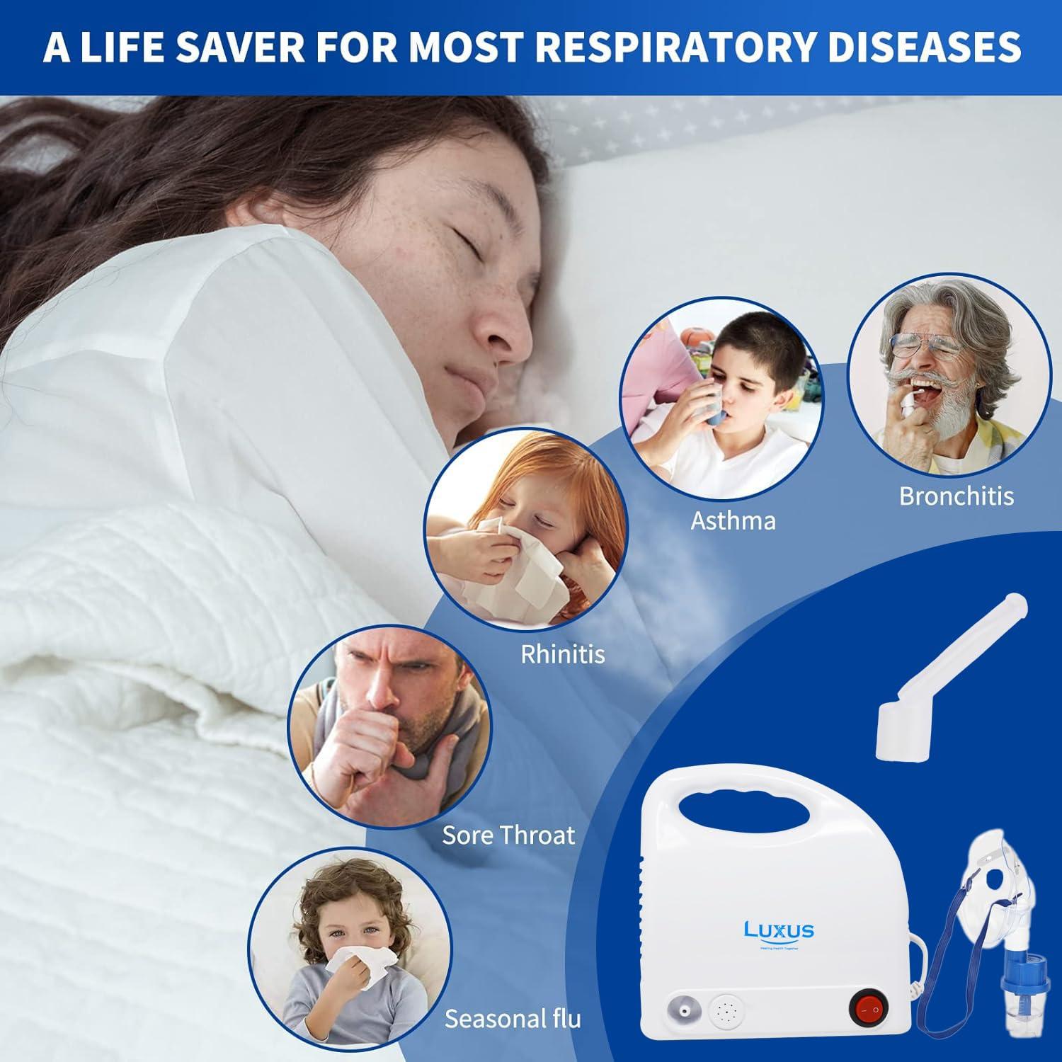 LUXUS Luxus Nebstar LX-108 Nebulizer with Complete Kit for Adult and Child Nebulizer