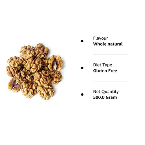 DRY FRUIT HUB Dry Fruit Hub Walnuts 500gm Inshell,New Crop Grade 1 Akrot, Walnuts With Shell, Acrot Kernels,Akrut, Akhrot Natural Colour
