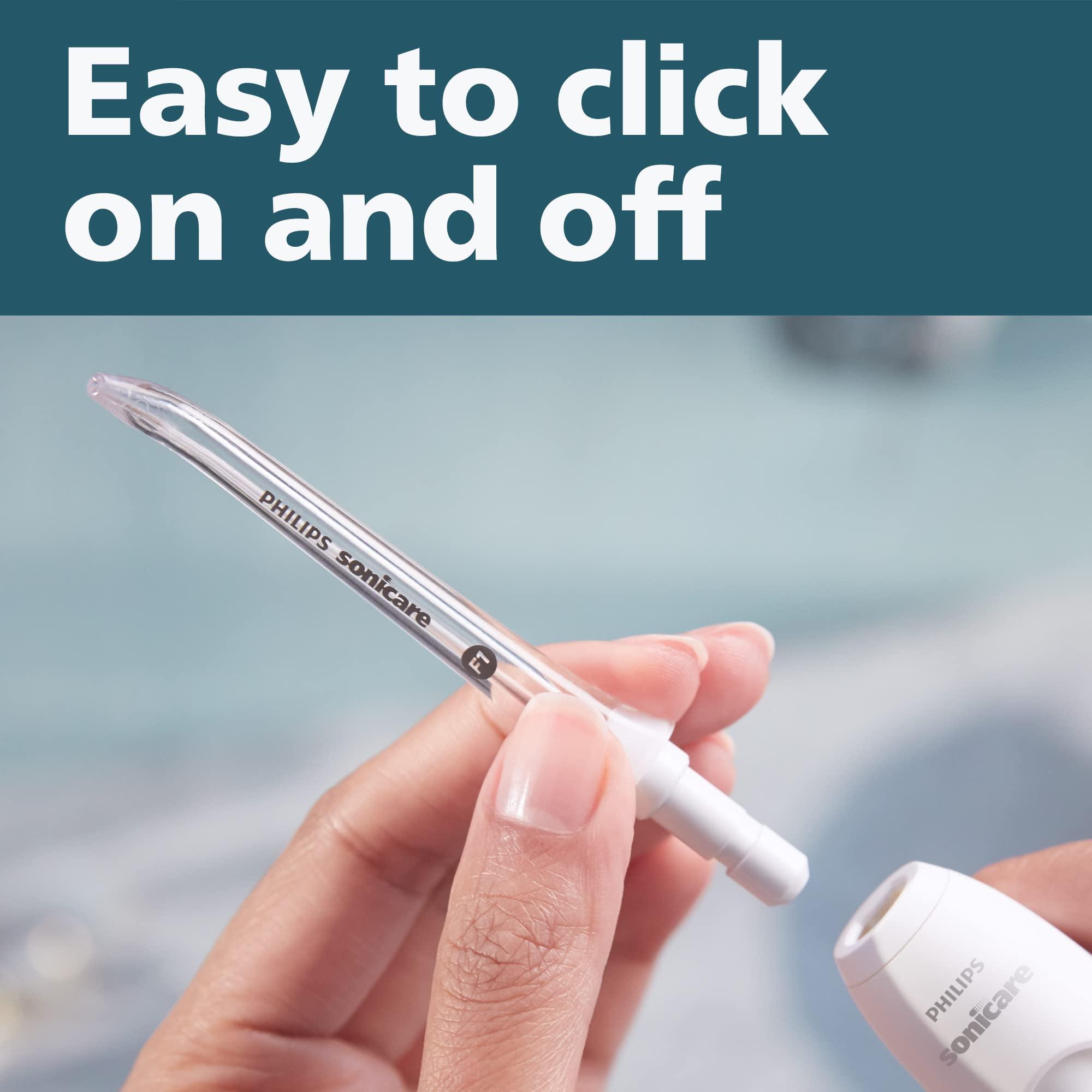 PHILIPS Philips Sonicare Power Flosser Standard Tips (F1), 2pk, White HX3042/00