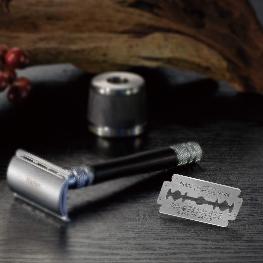 Feather Brand Feather Brand Hi-Stainless Platinum Double Edge Men Razor Blades, 100 Count