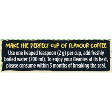 Beanies The Flavour Co BEANIES Flavoured Instant Coffee Powder - Very Vanilla Hot & Cold Coffee Makes 25 Cups 100% Arabica Light Roasted Coffee Sugar Free 50g. Bottle (Very Vanilla)