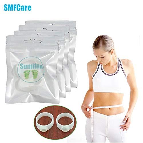 Welnove Magnetic Toe Rings Magnetic Therapy Slimming Products Fast Lose Weight Burn Fat Reduce Fats body Silicone Foot Massage Z20904