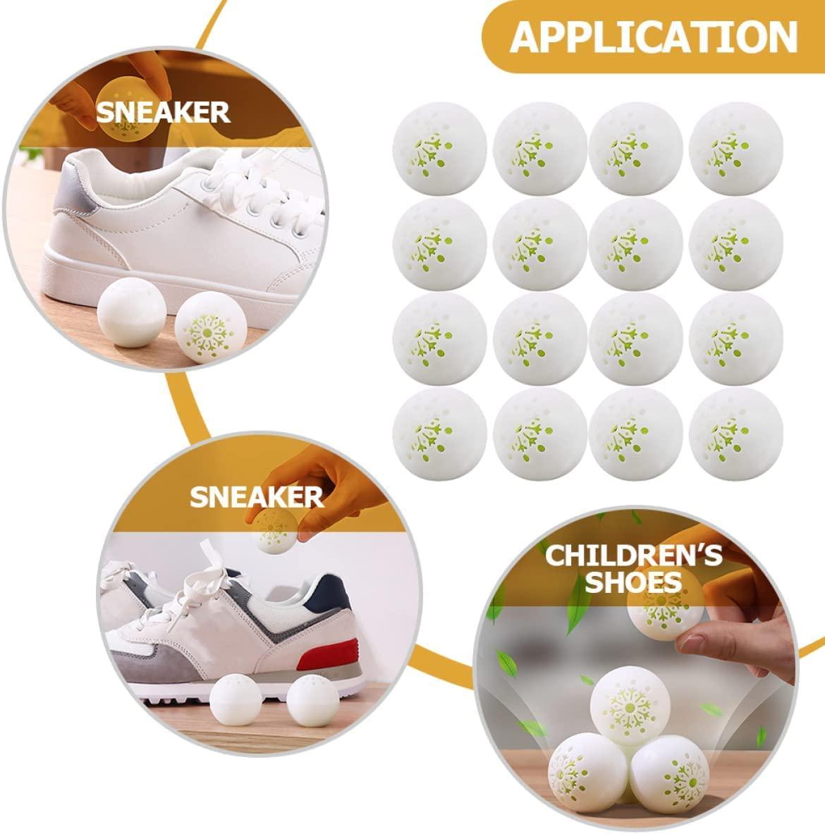 Fariox Fariox Shoe Deodorizer Balls | Shoe Balls Odor Eliminator, Professional Odor Eaters for Shoes, Gym Bags, Closet, Locker and Trashcan Freshener Ball 6 Pack