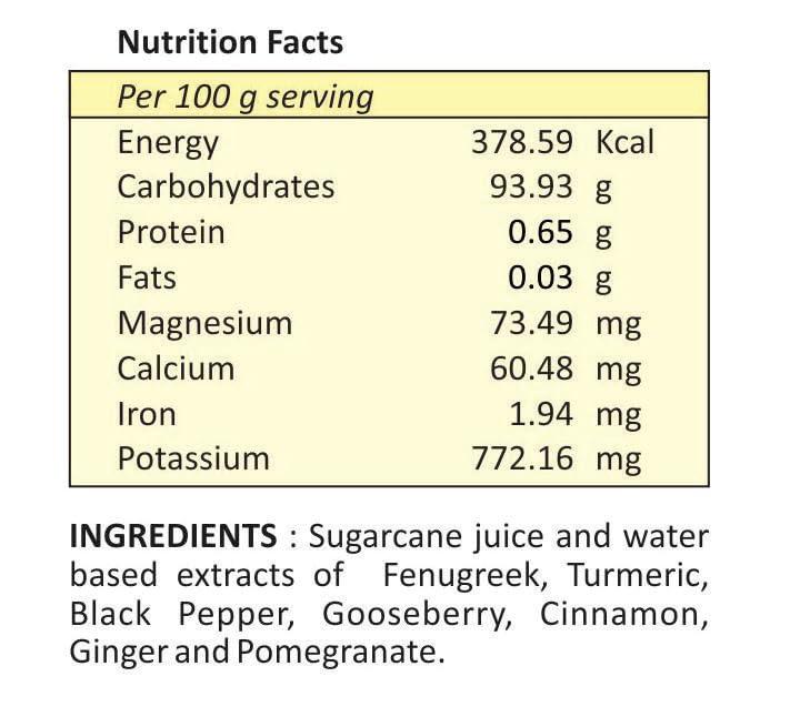Sugarlif Sugarlif Low GI Herbal Jaggery powder - Orignal Product of Dr C K Nadagopalan - Diabetic Friendly - Low Glycemic Index - Suitable for all.
