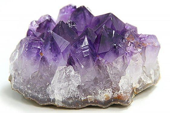 Divinity Crystals Amethyst Cluster Geode Original AAA Grade Brazilian Raw Crystal Stone For Healing and Meditation (228 Grams)