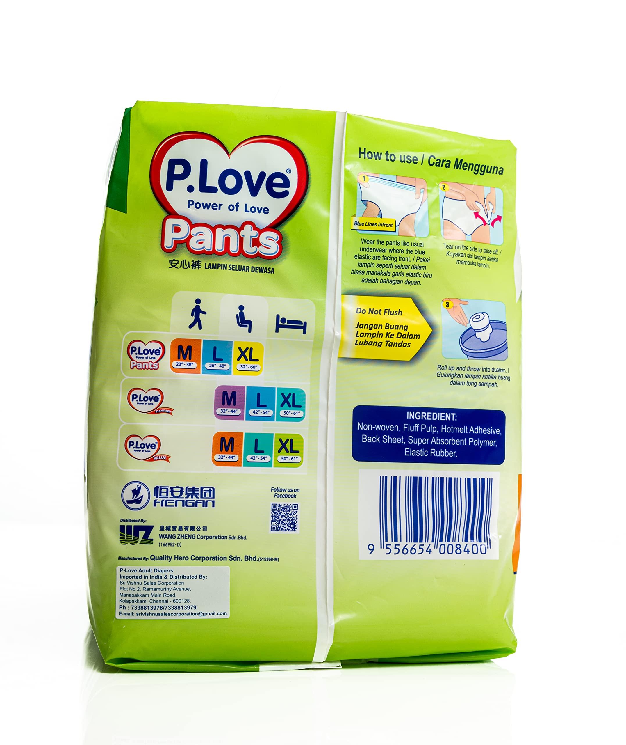 QUALITY HERO CORPORATION SDN- BHD Malaysia P Love Pants - Size M10 (White)