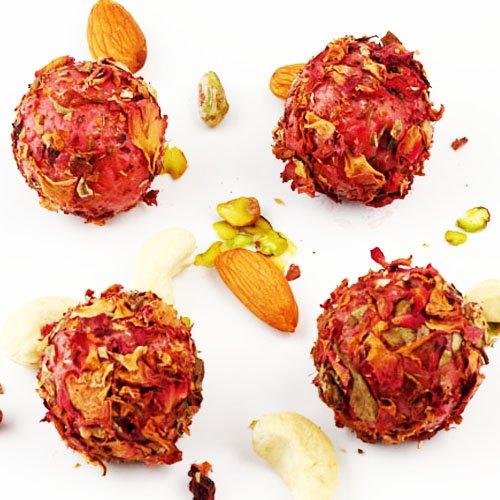 Ghasitaram Gifts Ghasitaram Gifts Sweets Sugarfree Rose Petal Strawberry Balls 400 GMS |Gift for Diwali,Holi,Rakhi,Valentine,Christmas,Birthday,Anniversary,Gift for Her,Him,Mothers Day,Fathers Day|