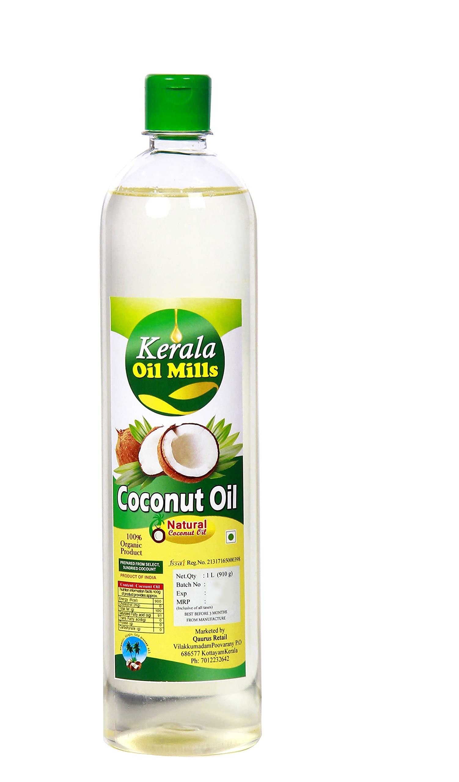 Kerala Oil Mills Kerala Oil Mills Coconut Oil [Cooking & Hair Oil] 100% Natural 2 L