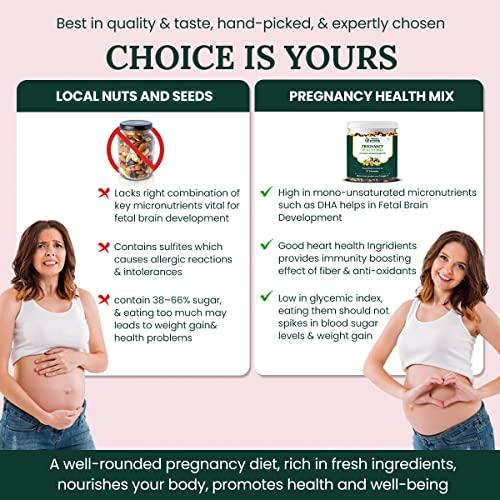 Healofy Naturals Healofy Naturals Healthy Pregnancy Mom's Trail Mix Dry Fruits Nuts Seeds Mix, Pack of 2 (200GM each) | Immunity Booster | Healthy Snacks (3rd Trimester)