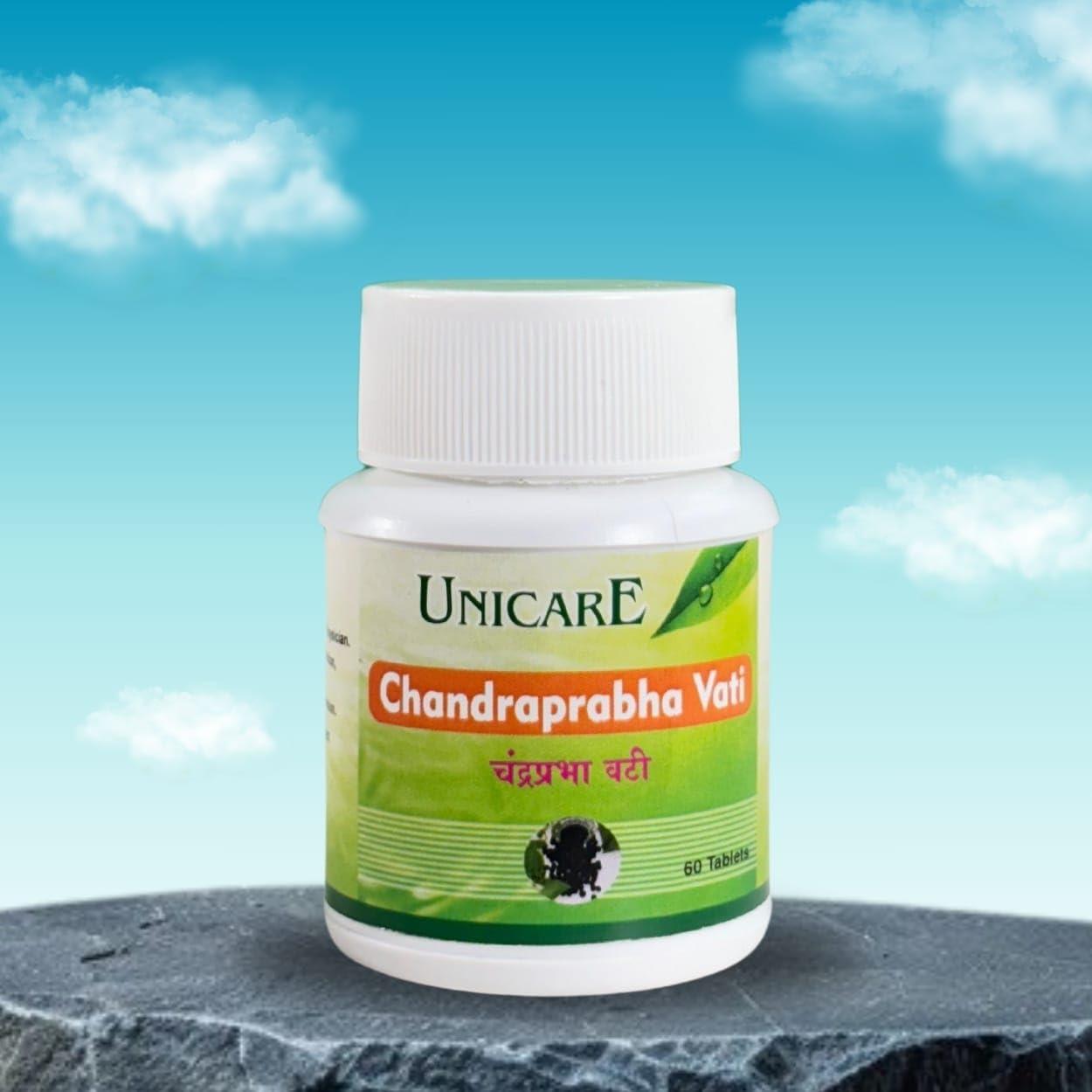 Unicare Remedies Unicare Remedies Chandraprabha Vati for Relive Intermittent Urination and Burning while Urination 60 Tablets