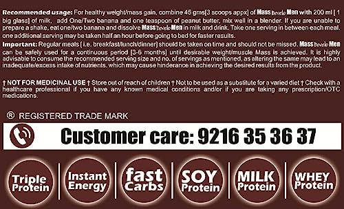 DEVELO Develo Mass Gainer 1kg Original xxl Gold Gym Supplement with WHEY SOY & MILK Protein, Powder for Lean Muscle gain in Men Mixed Fruit Flavor 1Kg