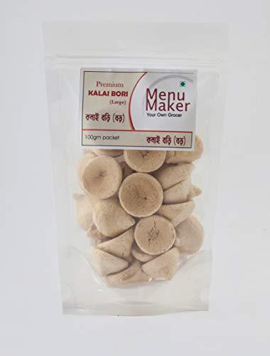 Menu Maker Menu Maker Select Premium Kalai Dal Bori/Biuli Dal Bori/Urad Dal Bori, Masoor Dal Bori and Sona Moong Dal Bori Combo Pack 300g, Pack of 3,100g Each
