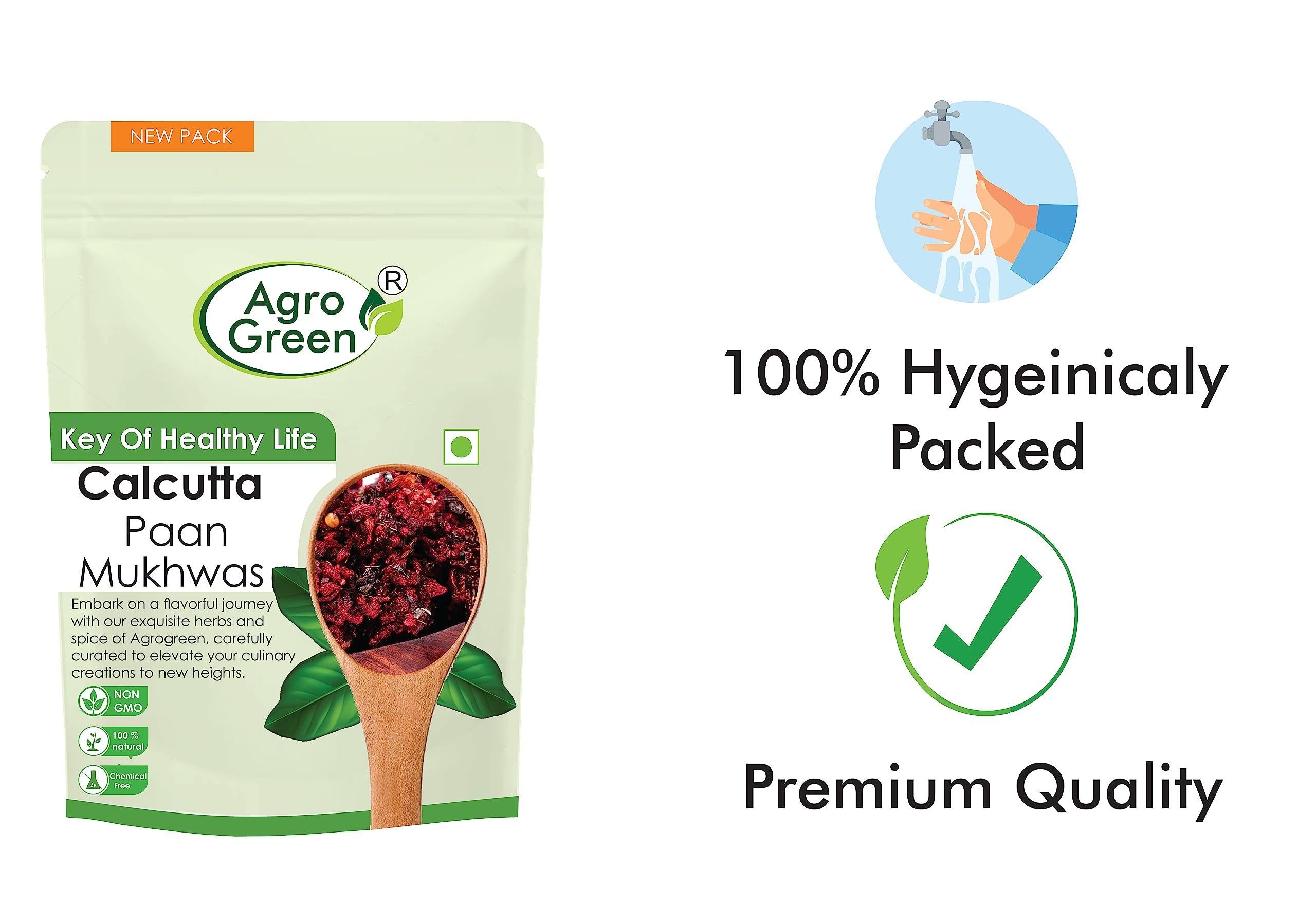 Agrogreen Agrogreen Calcutta Meetha Paan Mukhwas |Sweet Paan Hygienically Packed Traditional Mukhwas, Mouth Freshener (400 gm)