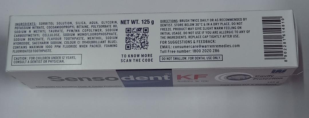 Generic Sensodent KF Toothpaste - 75 gm, Pack Of 3