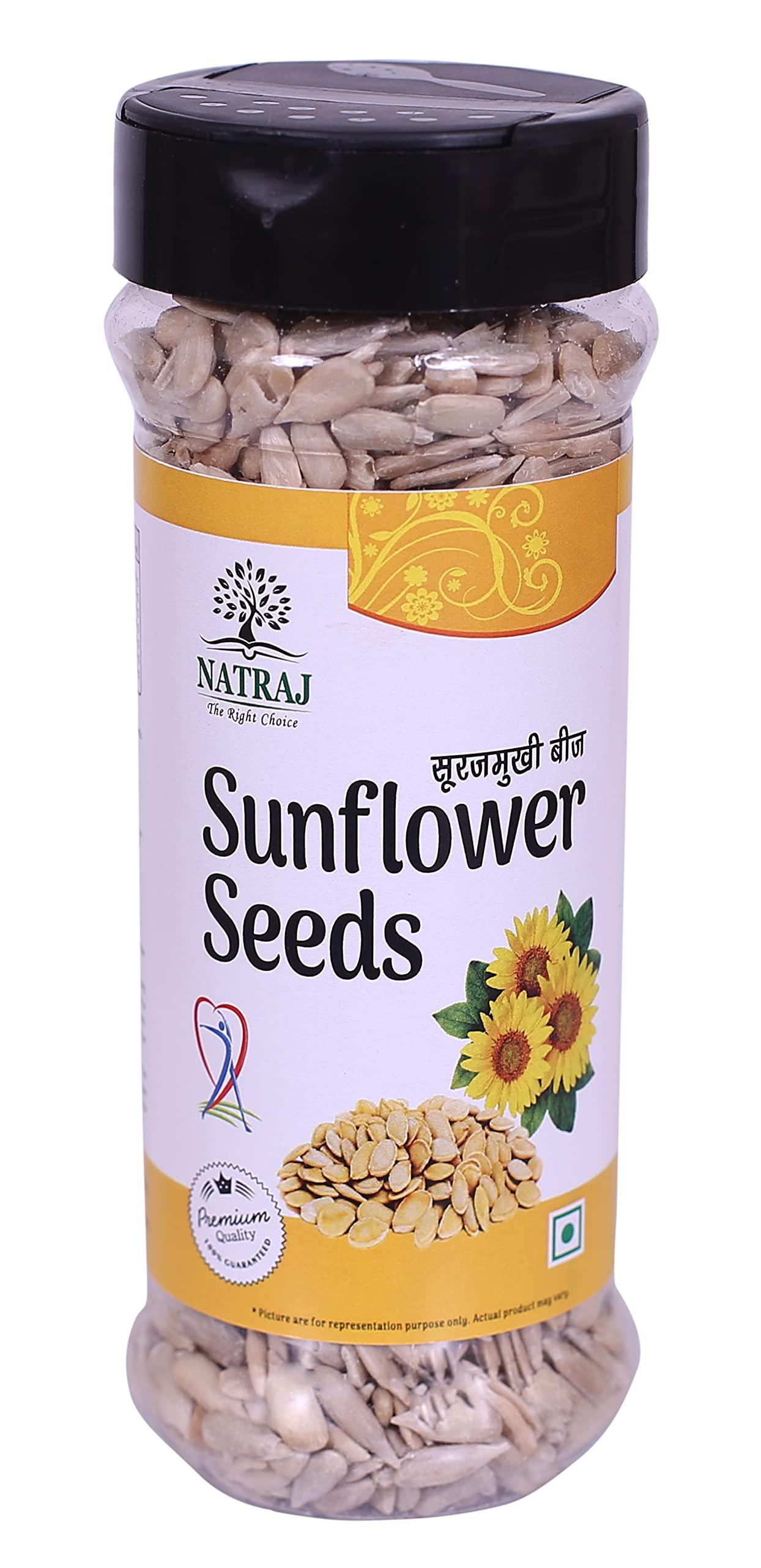 NATRAJ THE RIGHT CHOICE Natraj the Right choice Premium Raw SUNFLOWER Seeds 150gm Raw Sunflower Seeds for Eating | Healthy Snacks | High in Fibre & Protein | Immunity Booster Diet