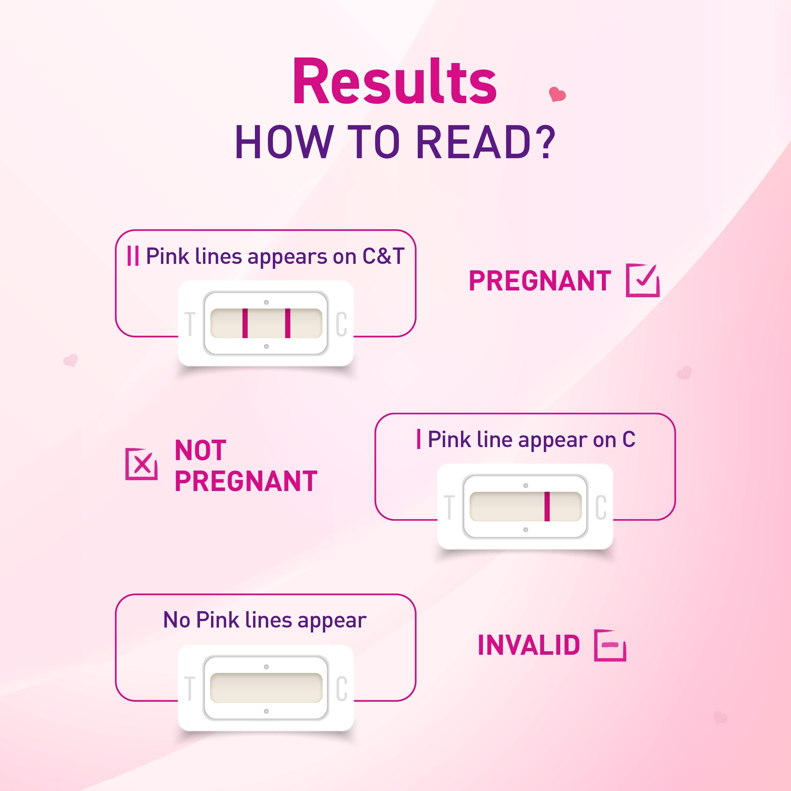 Prega News Prega News Advance, HCG Home Pregnancy Test, Midstream Urine Test Kit, One Step Pregnancy Test, Easy to Use, Accurate Result in Just 3 Minutes x Pack of 1 (2)