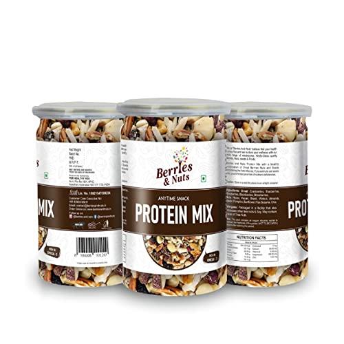Berries And Nuts Berries And Nuts Special Protein Trail Mix | Dried Berries, Nuts & Seeds | 200 Grams | 1 Bottle of 200 Grams