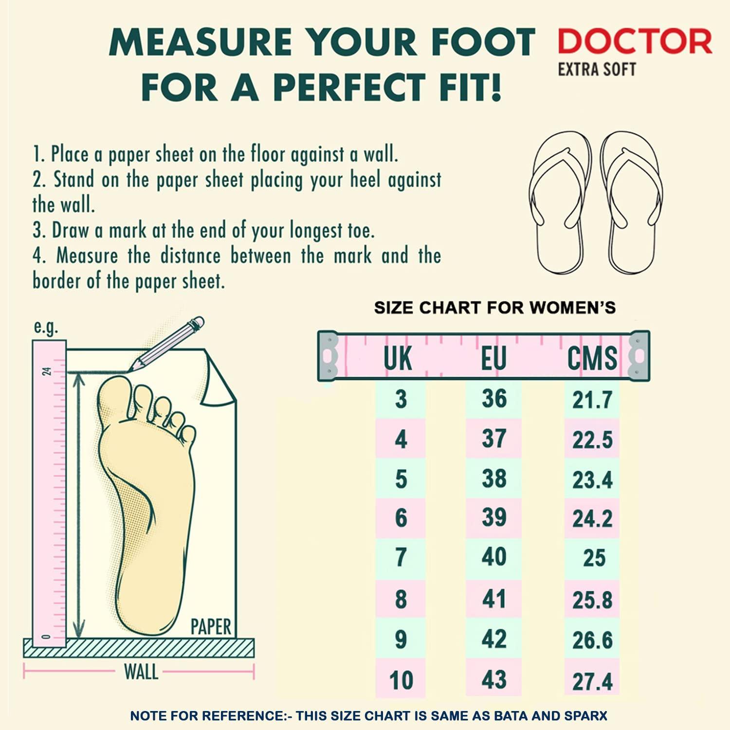 DOCTOR EXTRA SOFT DOCTOR EXTRA SOFT Women\'s Sandals Care Orthopaedic Diabetic Daily Use Dr Sole Footwear Casual Stylish Chappals Slippers for Ladies & Girl\'s 535