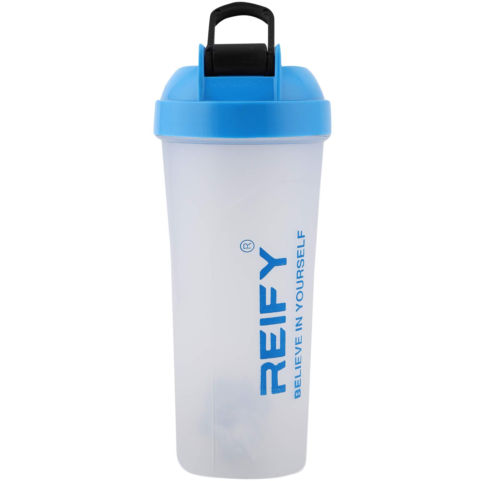 Reify Reify Protein Shaker Blender Bottle for Whey Protein Mix, Cycling, Gym Water Bottle 700ml