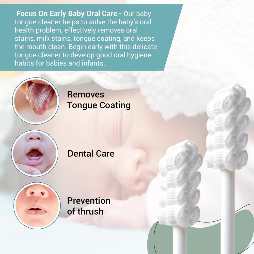 AHC AHC Infant Soft Tongue Cleaner For Removing Milk Strains and Food Pieces