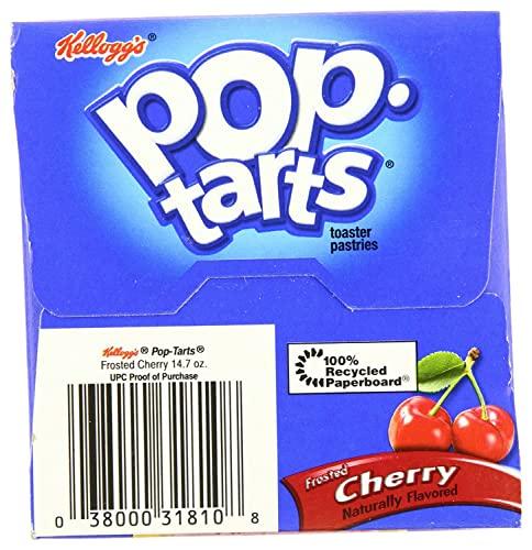 Pop Tarts Pop Tarts Frosted Cherry Pack of 2 Pouch, 2 x 416 g