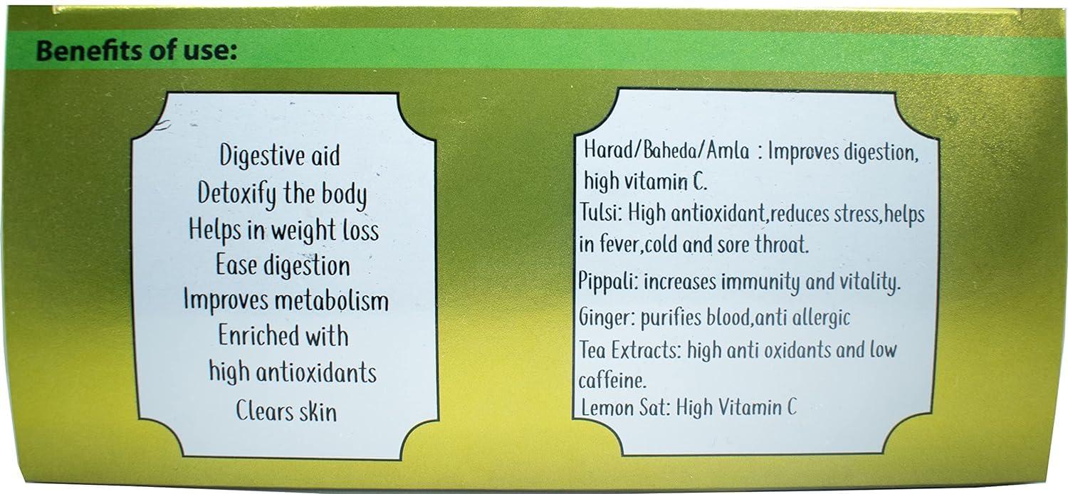 D'aromas D'aromas Herbal Amla Green Tea 250g, Instant Herbal Tea Powder, Ready to Drink Tea |for Immunity