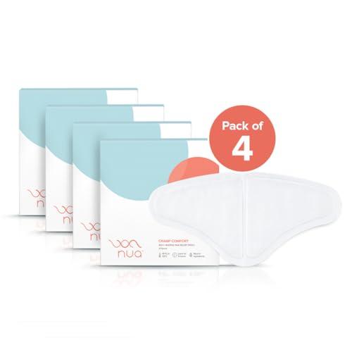 Nua Nua Cramp Comfort || 3 Heat Patches for Period Pain and Cramps || 100% Natural Ingredients and Portable || 8 Hours Pain Relief || Quick Relief from Menstrual Pain (Pack of 3)