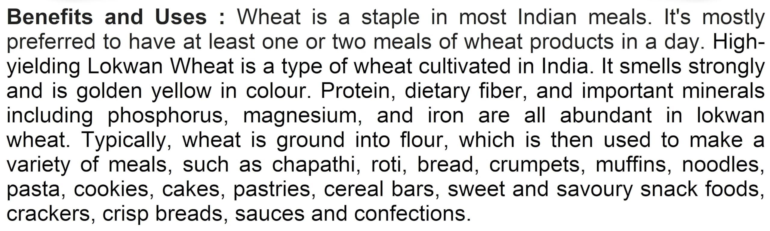 Generic The SouthWest | Premium Wheat Flour - Lokwan | Gehu Atta | Gehoon Ata | Godhumai Pindi | Kanaka Ata | Godhambu Podi | Godhumalu | Godhi Hittu | Gehun Ata | Kotumai Mavu | Gavhace Peeth