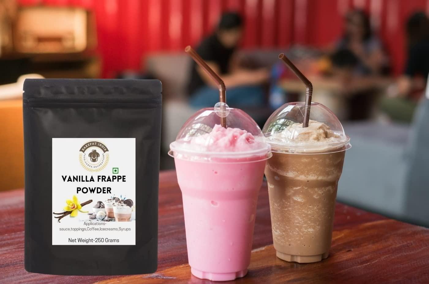 La Aromatic Bakefat India Vanilla Frappe Powder/Coffee Thickener Powder-250gm