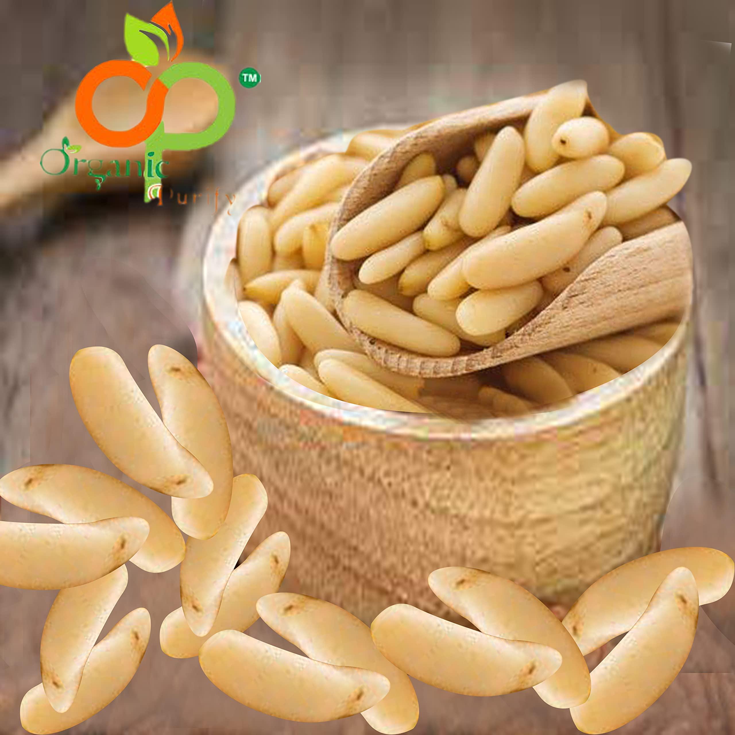 ORGANIC PURIFY Organic Purify Lebanon Pine Nuts, 100g | Chilgoza