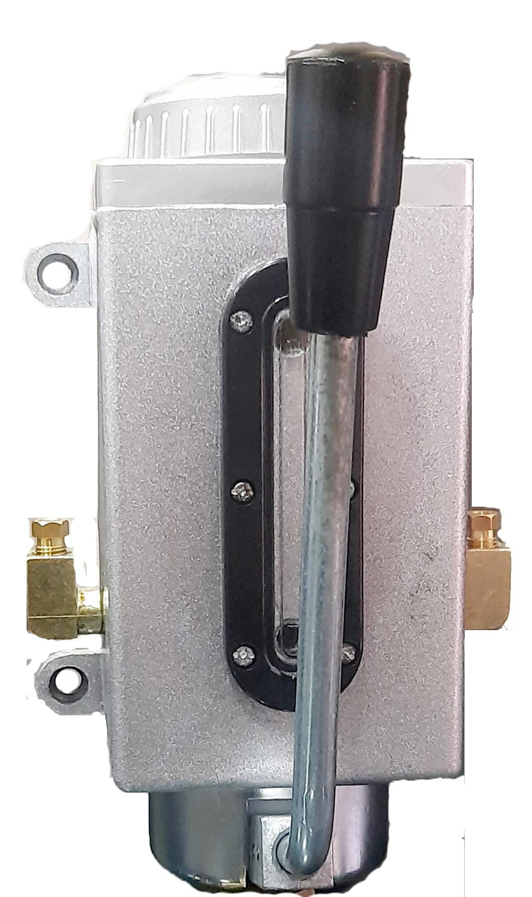 Generic Y-8 Lubricating Manual Oil Pump Hand Lubrication 0.5L CNC 6mm Double Outlet Port OIL Drop