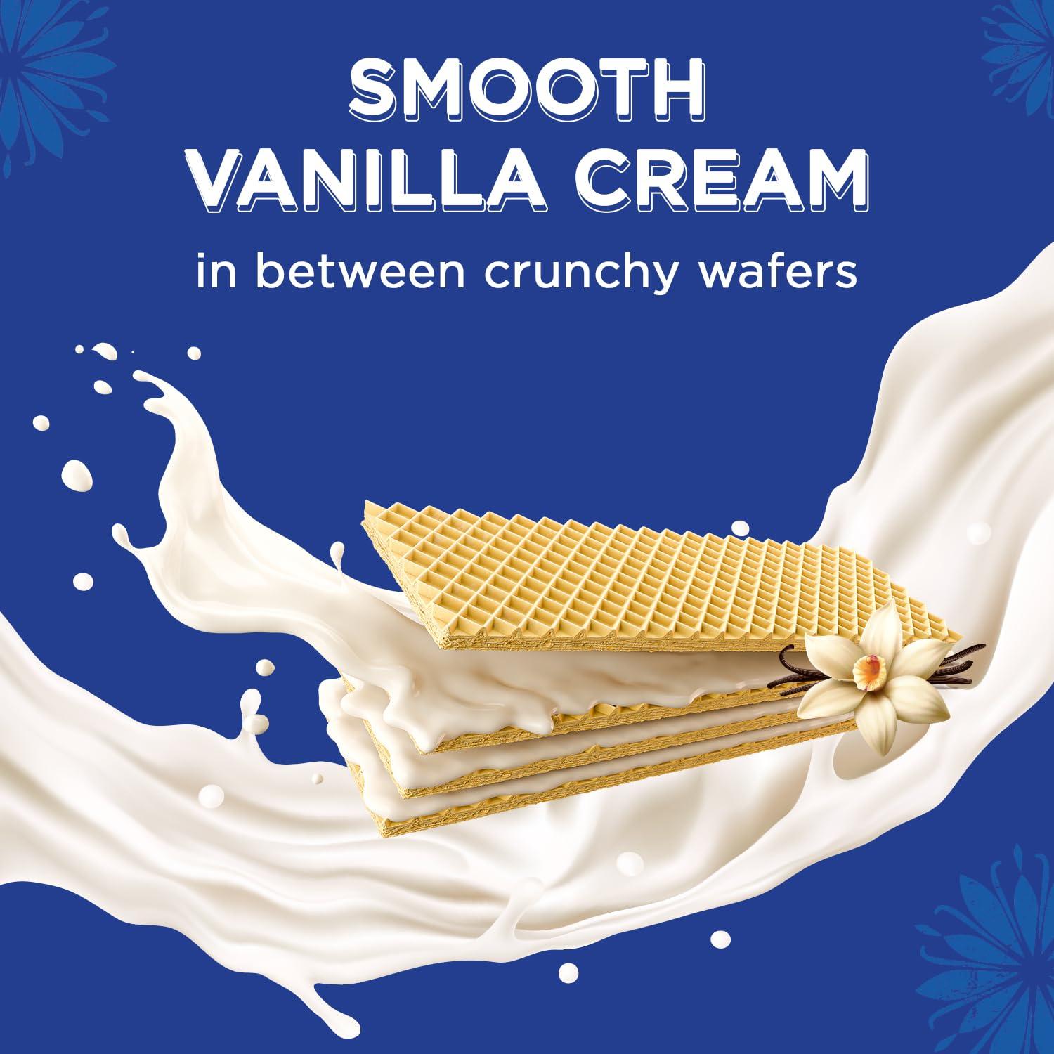 Equal Equal Vanilla Wafers Bar (Sugar-Free) | Pack of 5 (60g each) | 0% Added Sugar & 100% Taste | Flavoured Wafers | Crispy Creamy Wafers | Crunch Anytime Anywhere