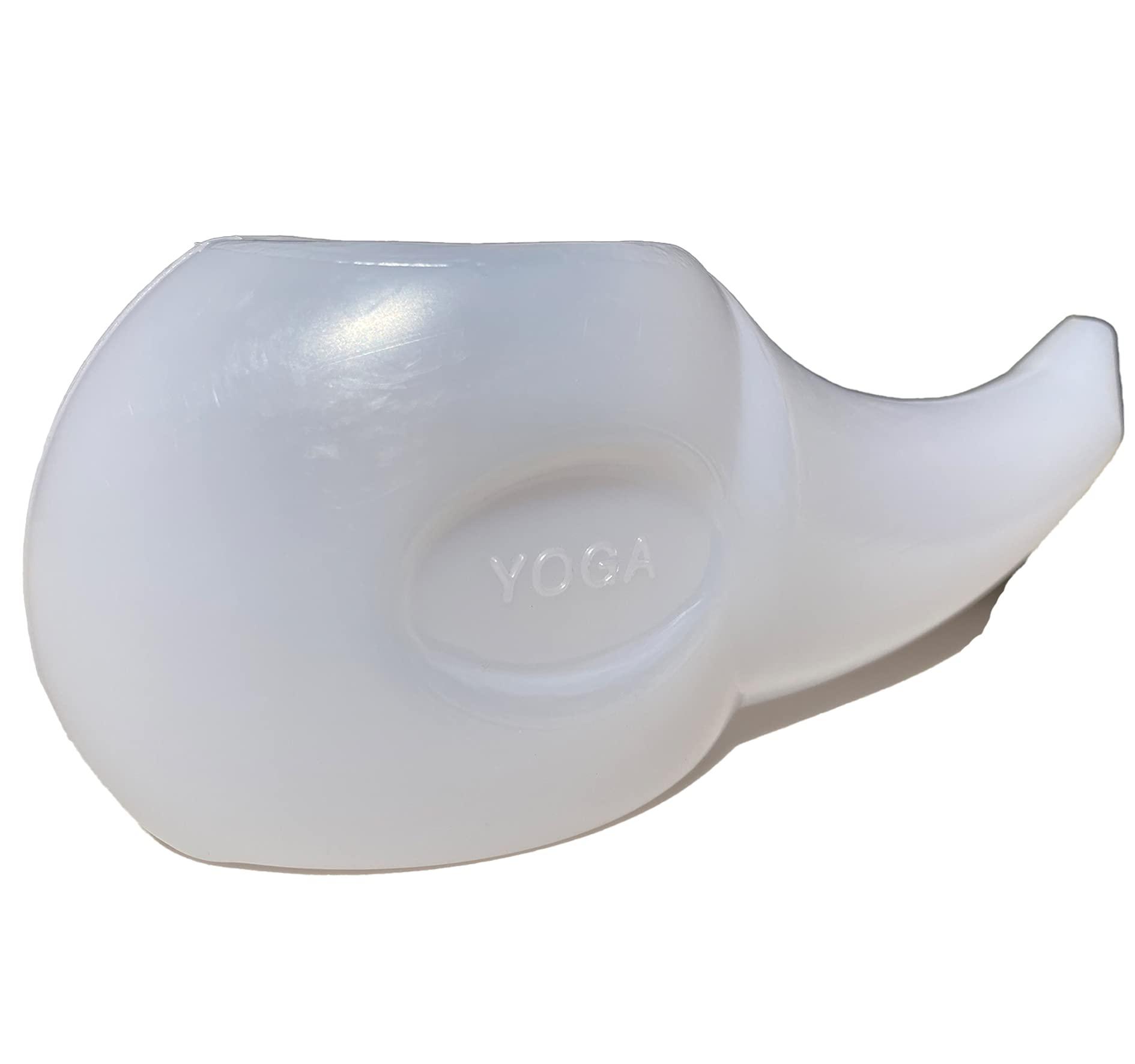 The Yogis The Yogis™ Plastic Jal Neti Pot for Nasal Wash | Size: 300 ML { Free - 1 rubber Neti + 1 Eye Wash Cup }