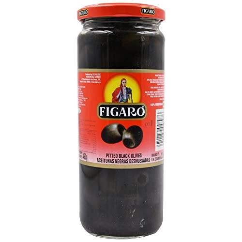FIGARO FIGARO Pitted Black Olives, 420 g