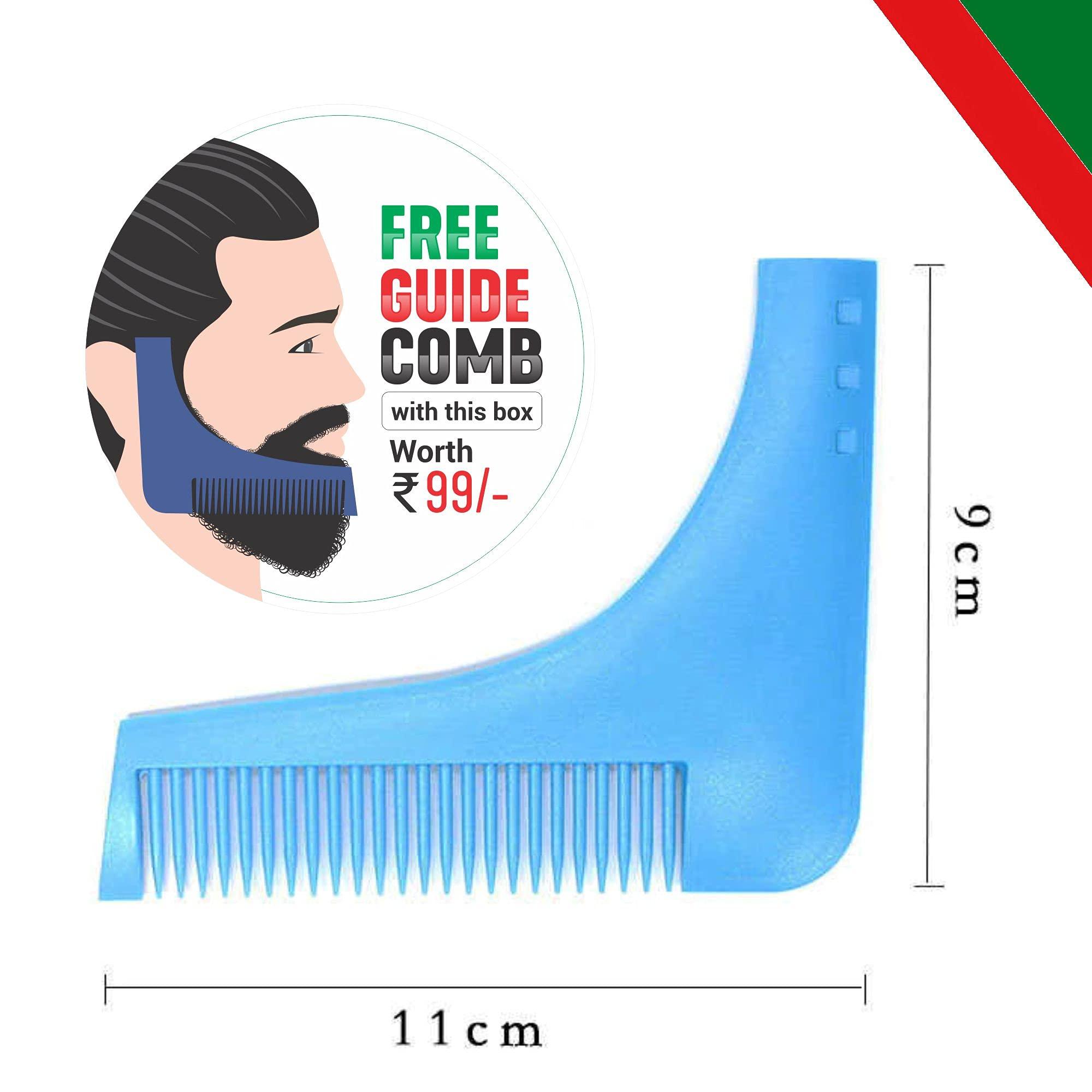 Groomiist Groomiist Professional Barber & Home Use Taper Hair Clipper Shaving Trimmer for Man | Beard Trimming Machines & Smooth Clean Cutting Shaver for Men | 3M Corded Power, 6 Premium Attachment Combs