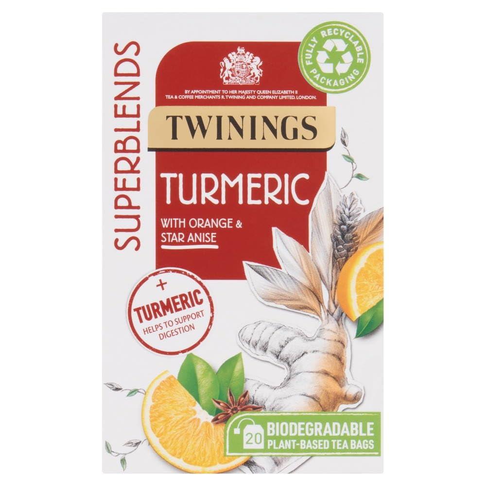 Twinings Twinings Turmeric with Orange and Star Anise 20 Tea Bags, 40g