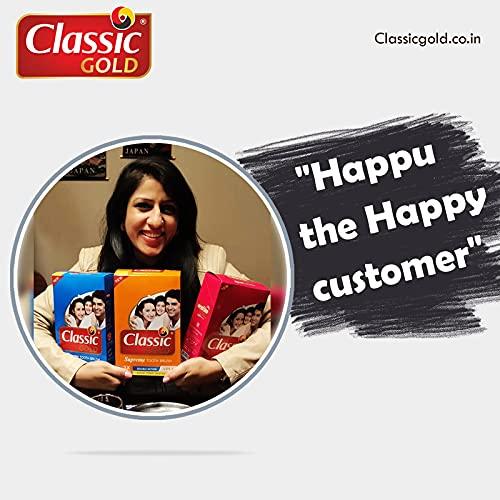 Classic gold Classic Gold Supreme Super Soft Manual Toothbrush For Adults Pack Of 12 With New Anti Bacterial Crystal Clear Cap And Also Premium Dupont Bristles