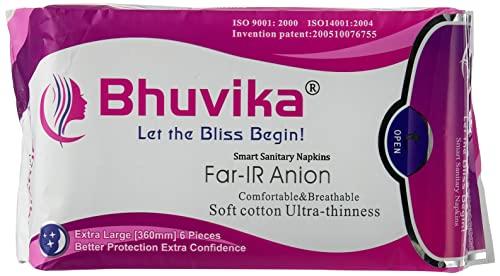 Bhuvika Smart Sanitary Napkins Bhuvika Smart Sanitary Napkins 360MM Size (XXXL) with 6 Pads (5)